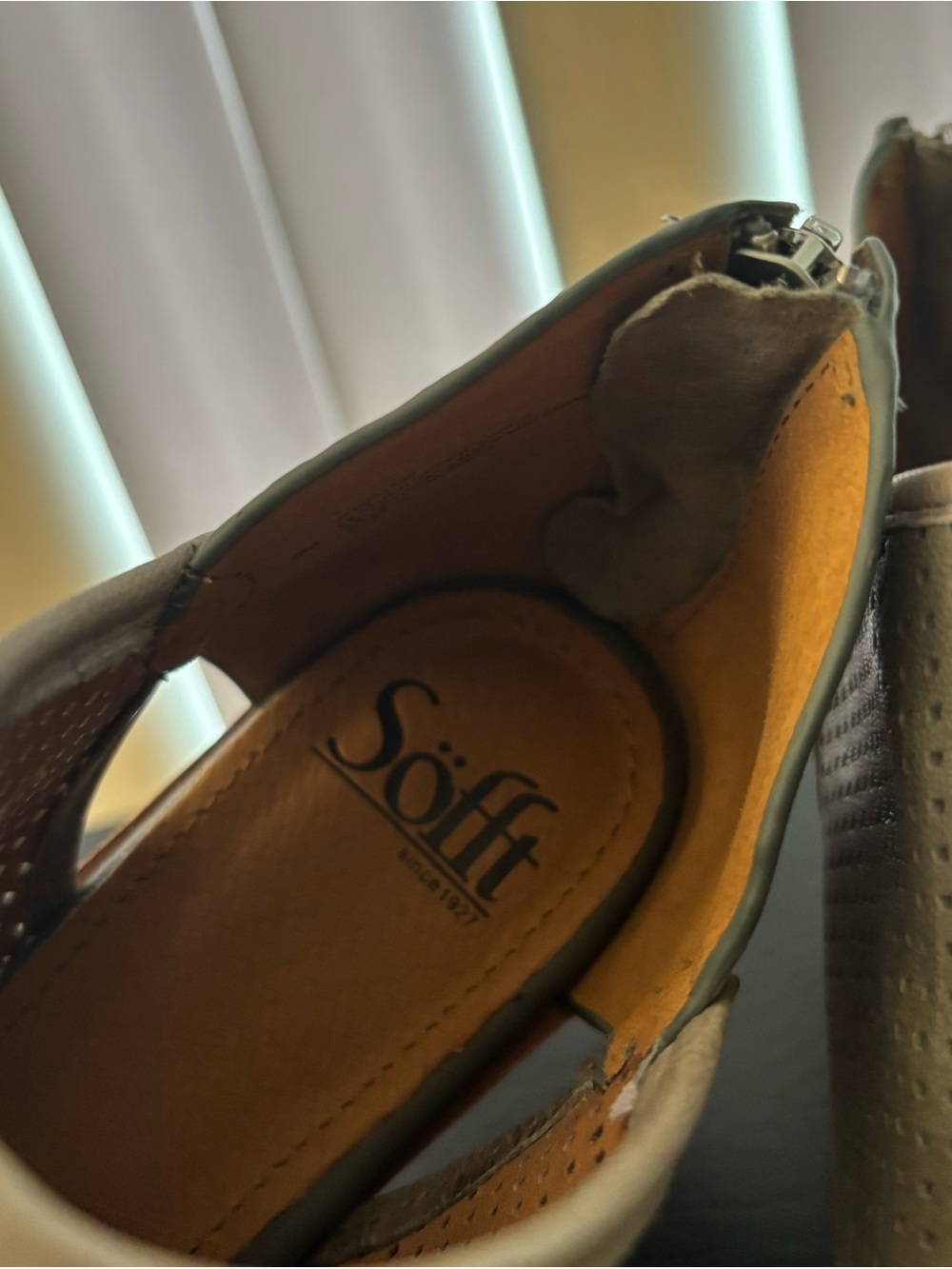 Sofft Shoes Carleigh Moon Grey Open-Toe Heel Sandal Women’s Size 8M - Picture 11 of 16